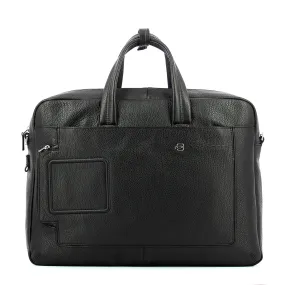 Piquadro - Double handle laptop briefcase Vibe 15.6 - OUTCA3147VI - NERO