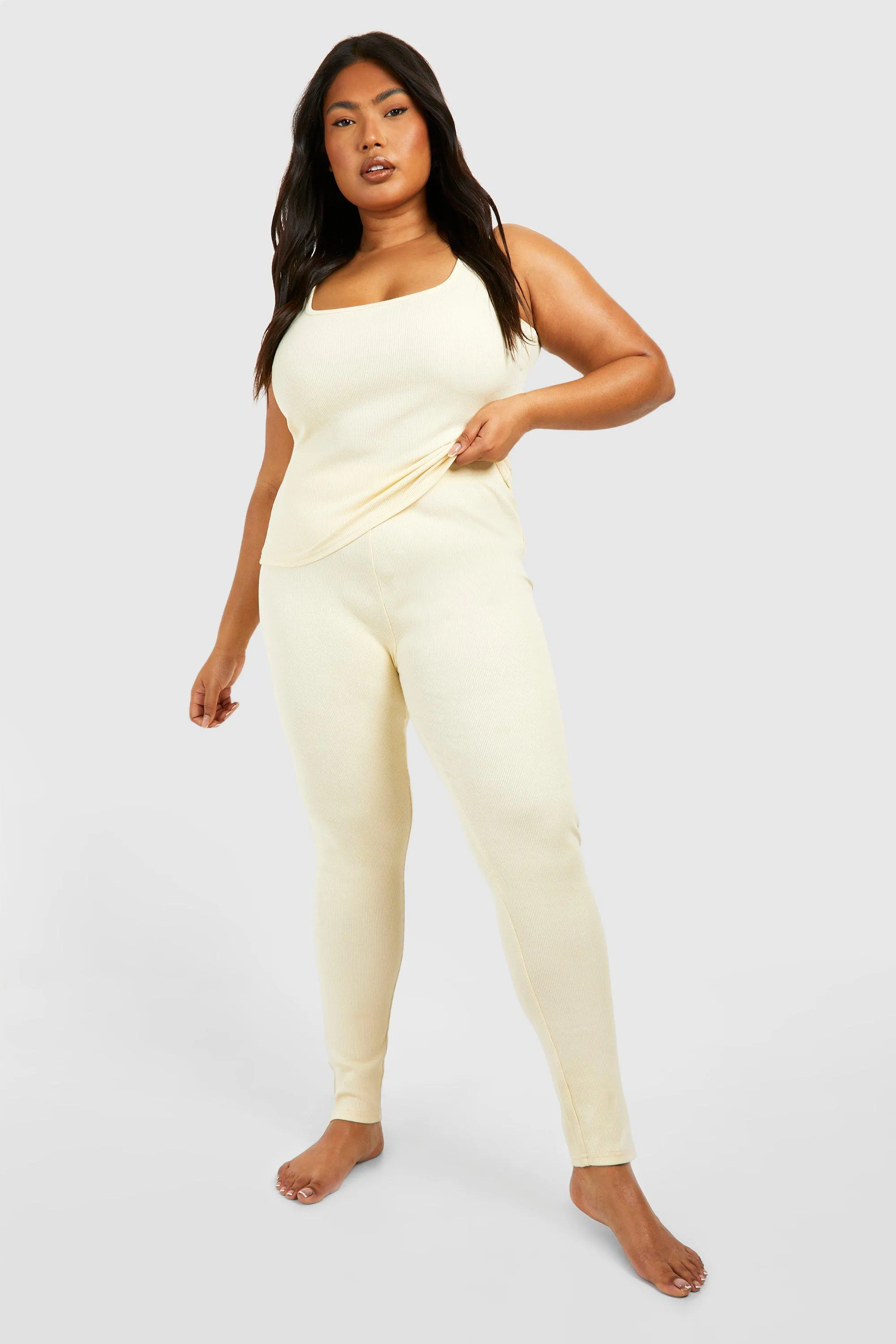 Plus Rib Lounge Leggings