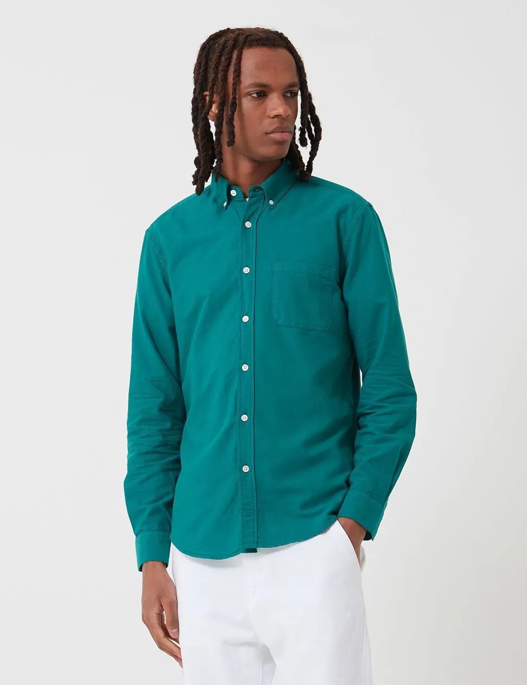 Portuguese Flannel Belavista Shirt - Billard Green