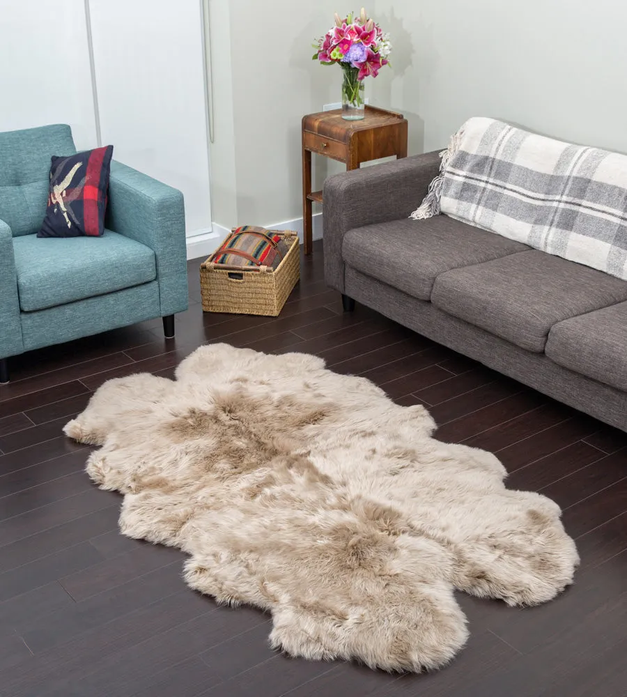 Quad Taupe Sheepskin