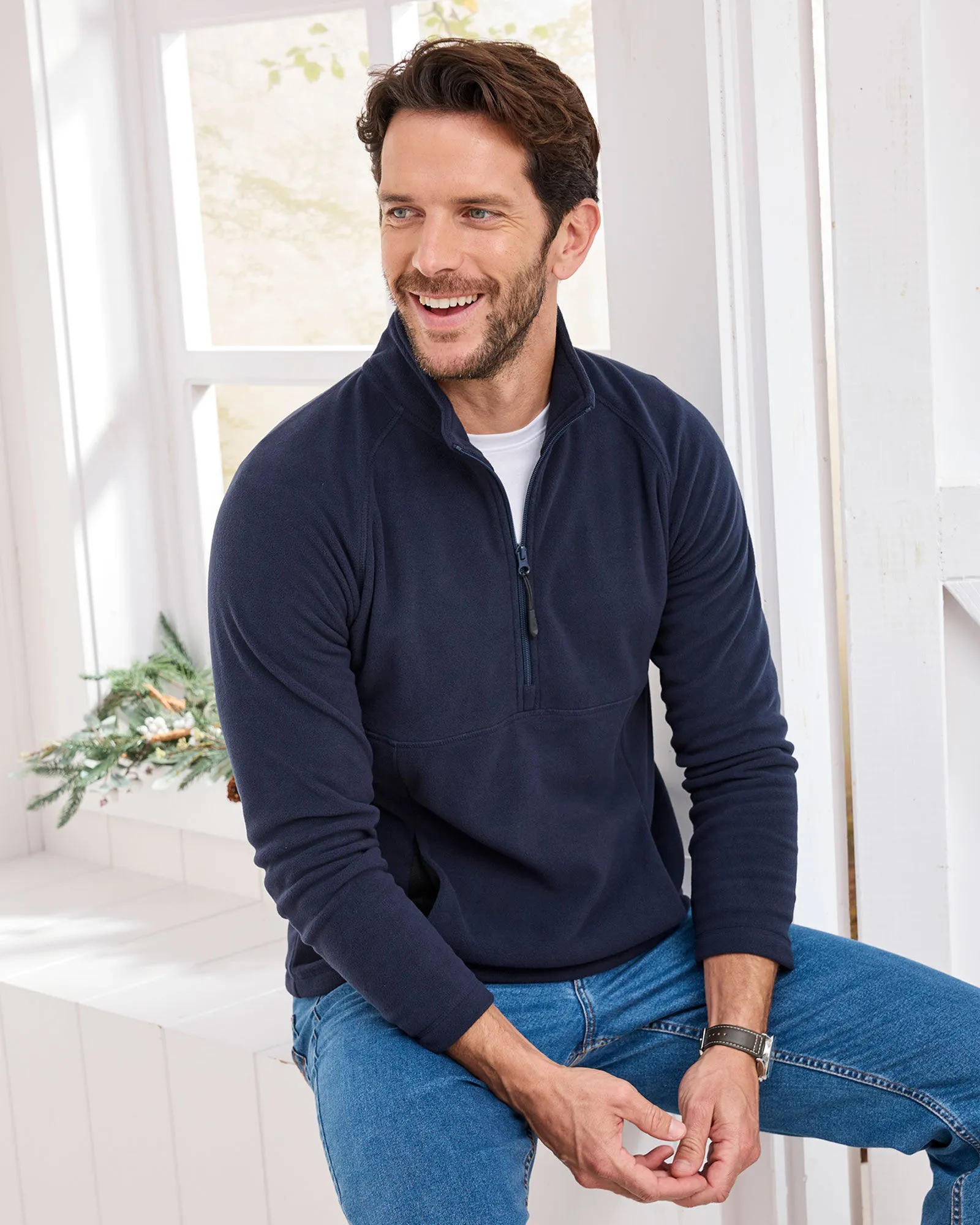 Recycled Microfleece Half Zip