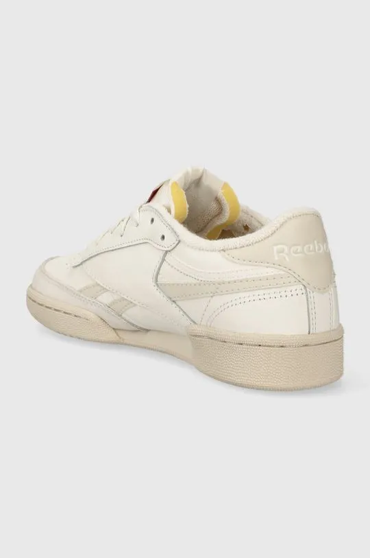 Reebok leather sneakers beige color