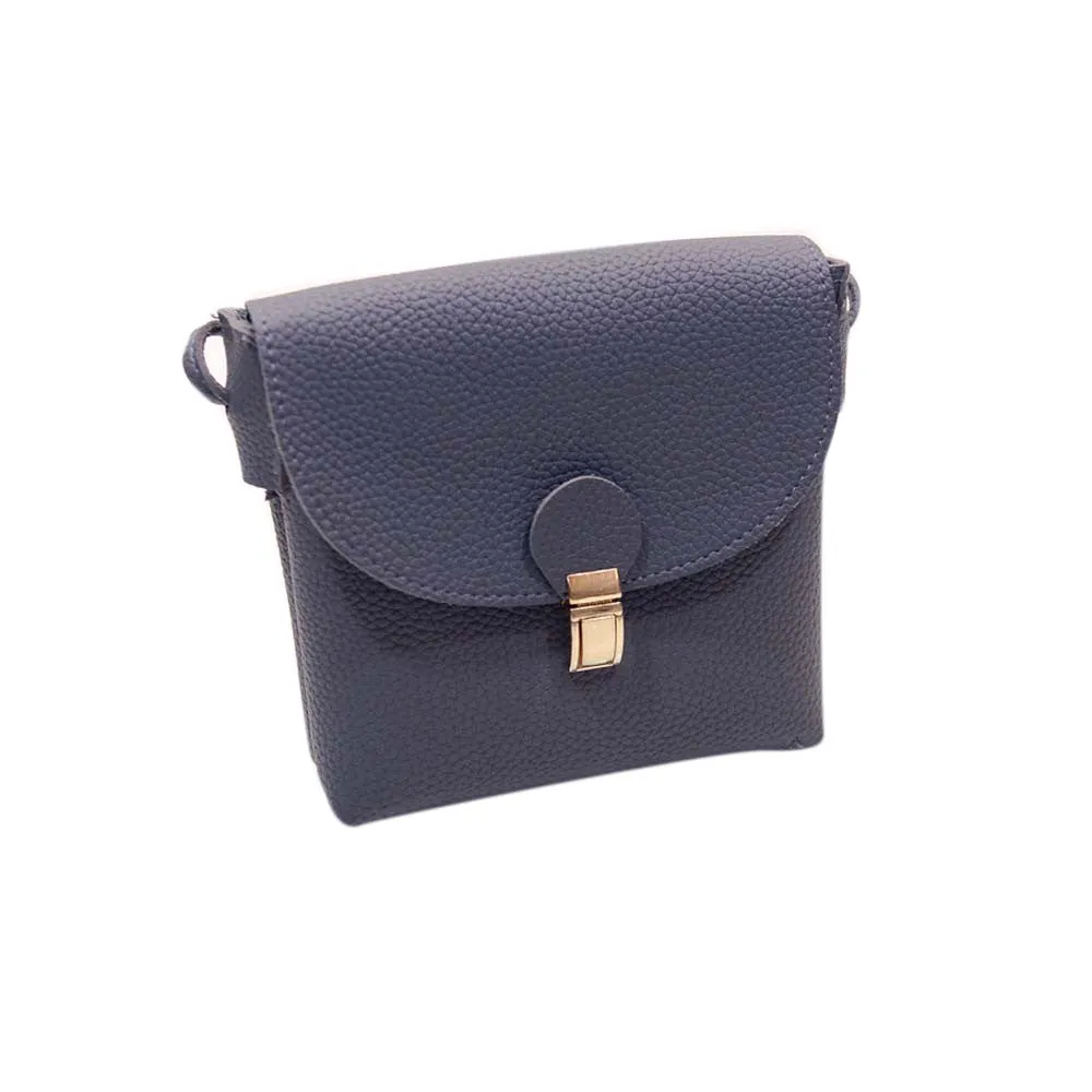 Rivet Women Bags Leather Plug Lock Hbag Cross Body Shoulder Bag feminina Women's Messenger Bags Clutch Purse