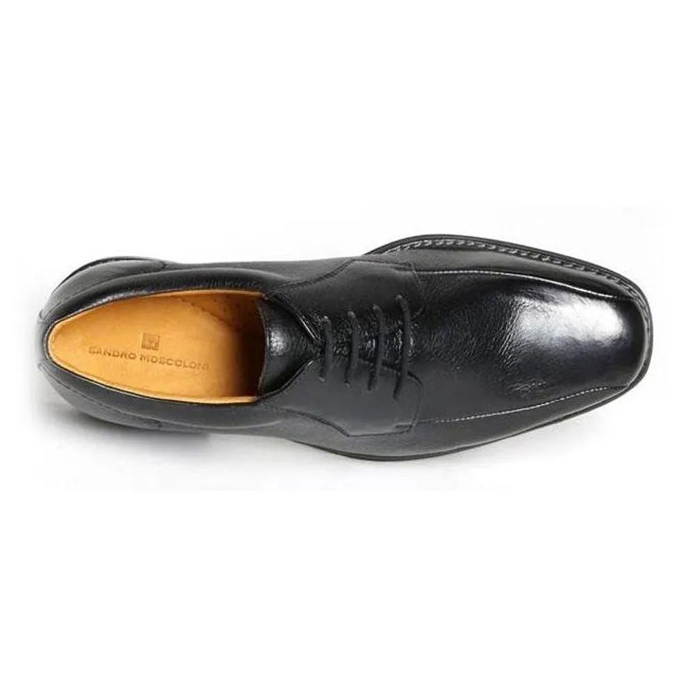 Sandro Moscoloni Belmont Bicycle Toe Black Leather Derby