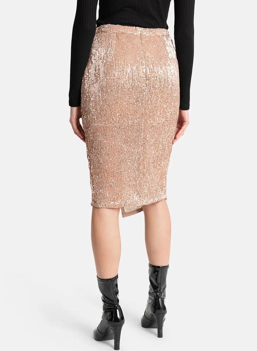 Sequin Stretch Skirt