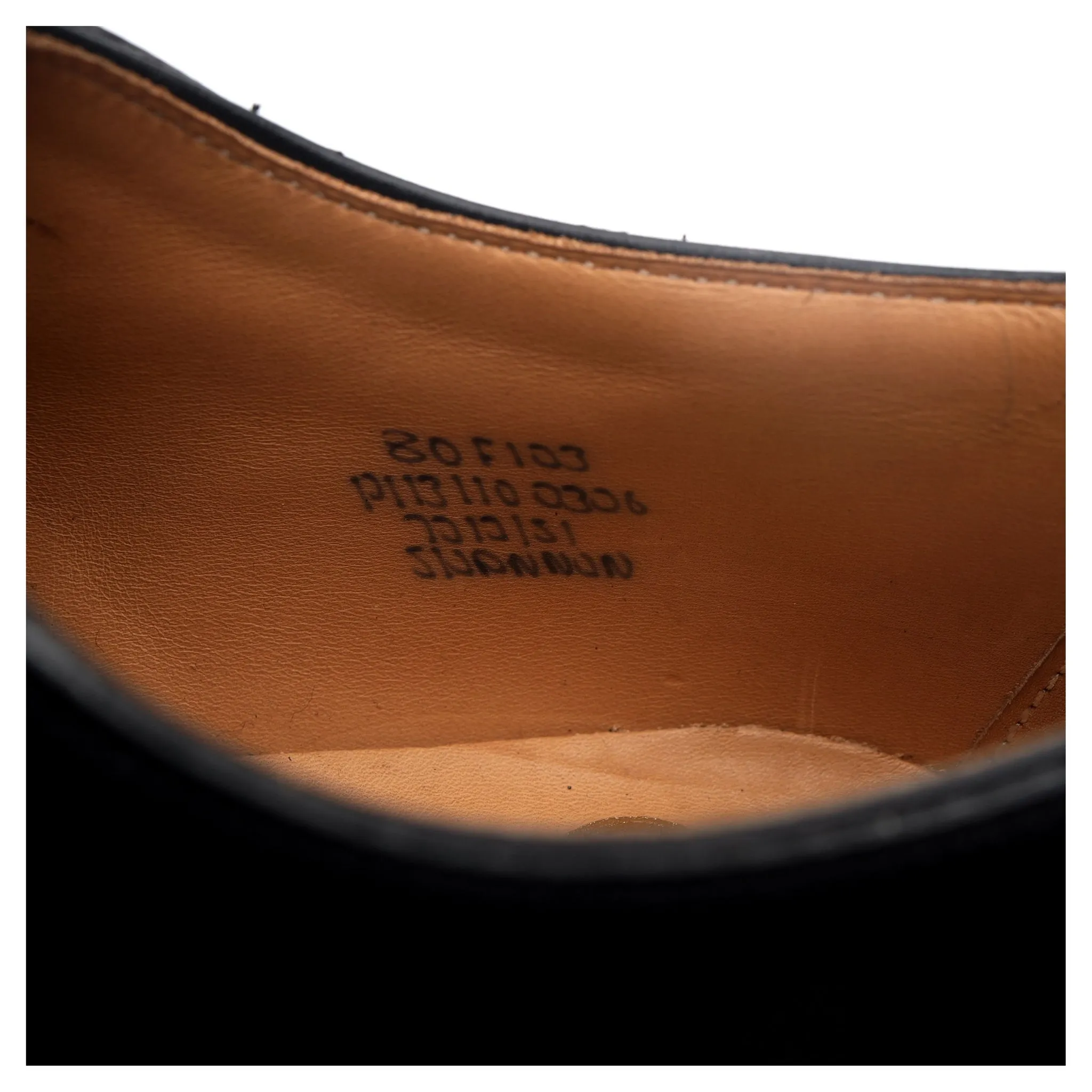 'Shannon' Black Leather Derby UK 8 F