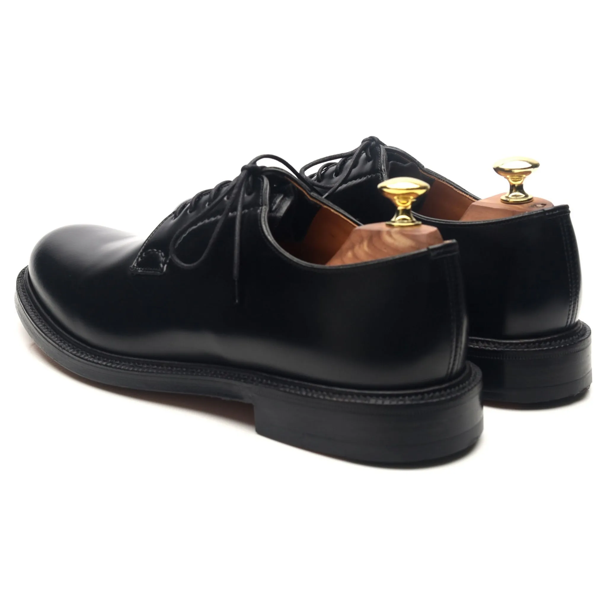 'Shannon' Black Leather Derby UK 8 F