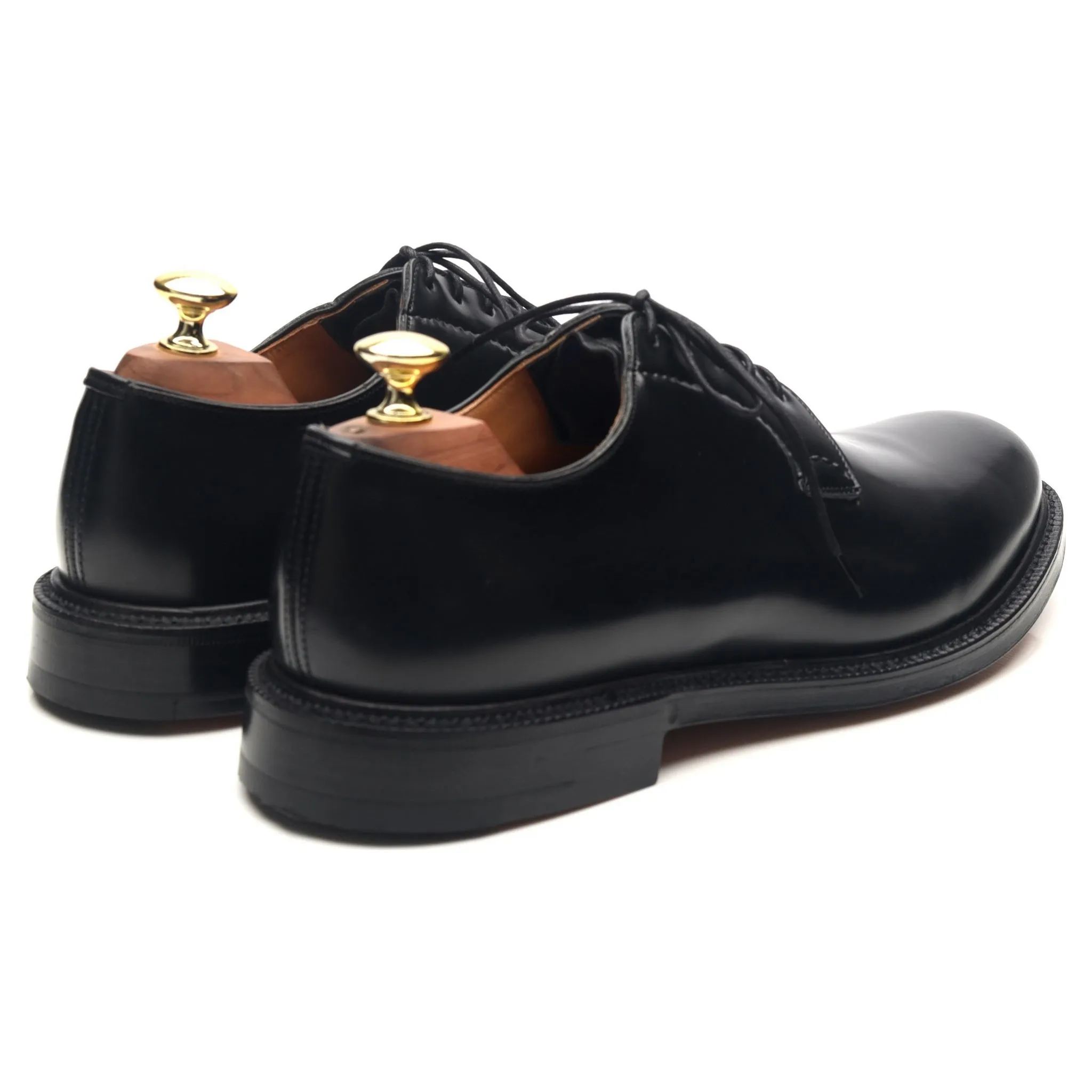 'Shannon' Black Leather Derby UK 8 F