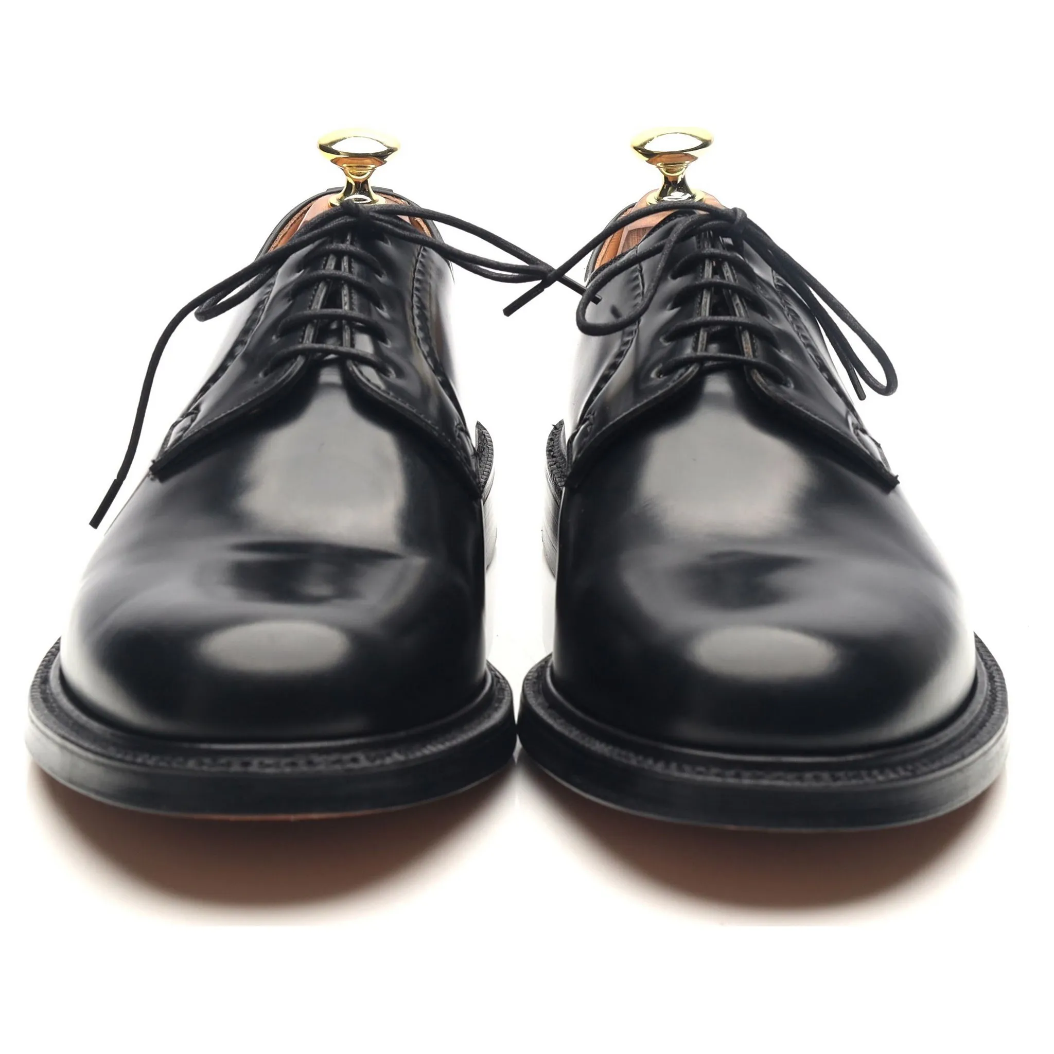 'Shannon' Black Leather Derby UK 8 F