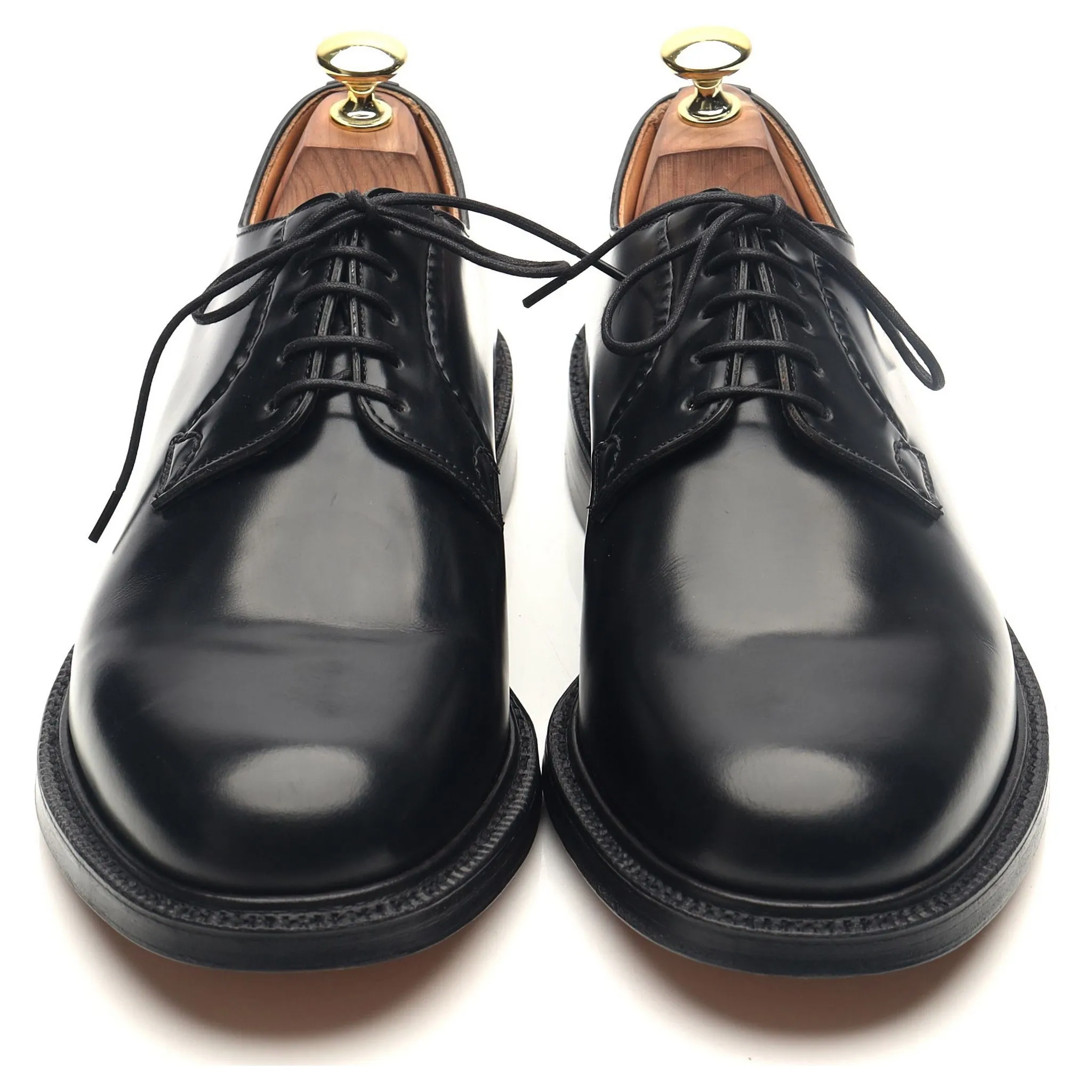 'Shannon' Black Leather Derby UK 8 F