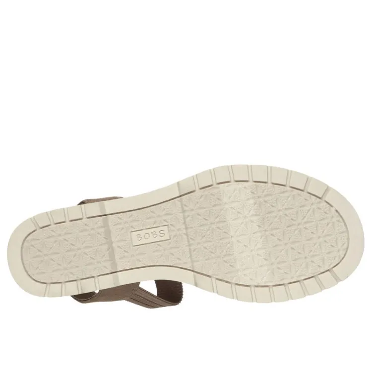 SKECHERS 114685 DESERT CHILL - SWEET Sandali Donna con Zeppa Tan