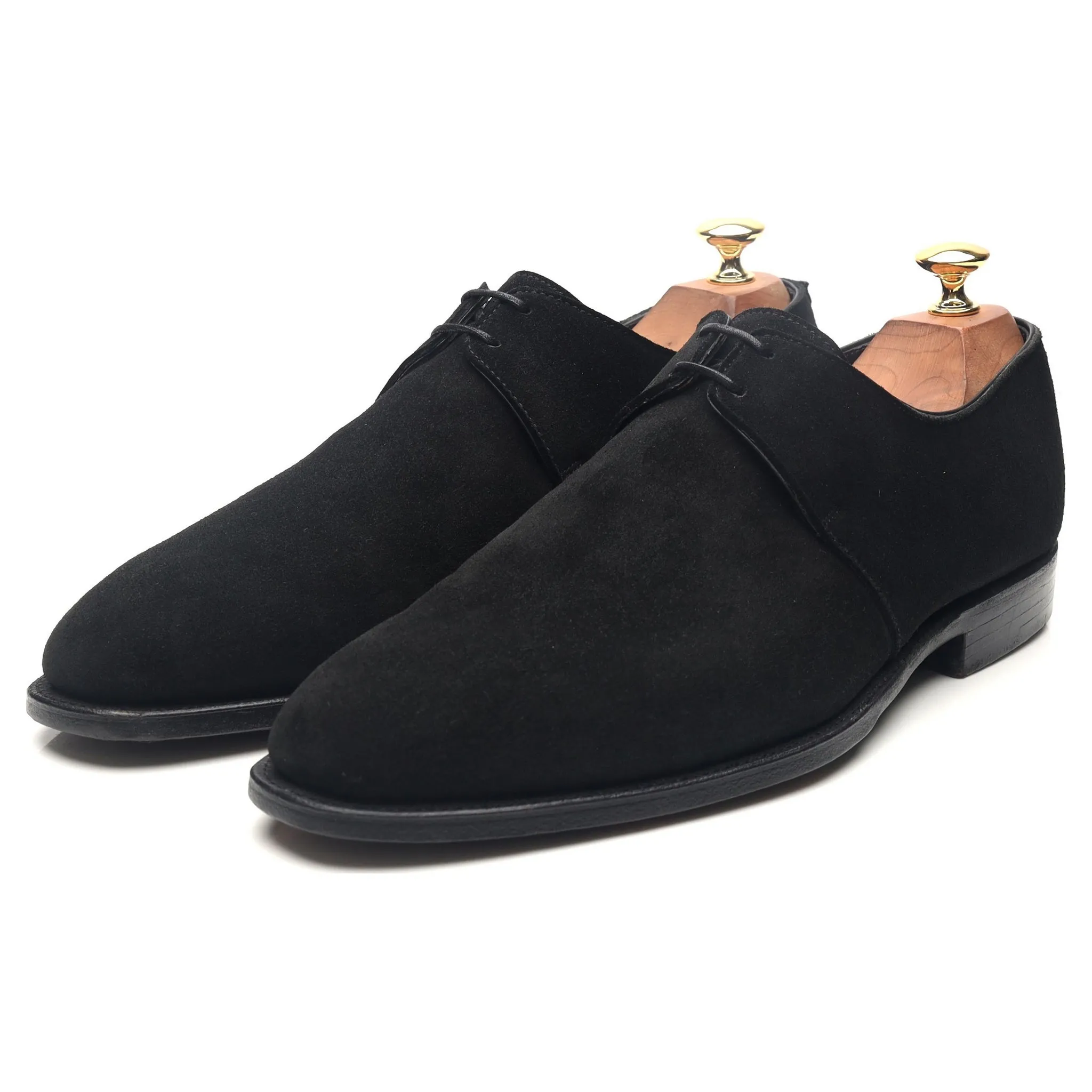 'Stanley' Black Suede Derby UK 9.5 E