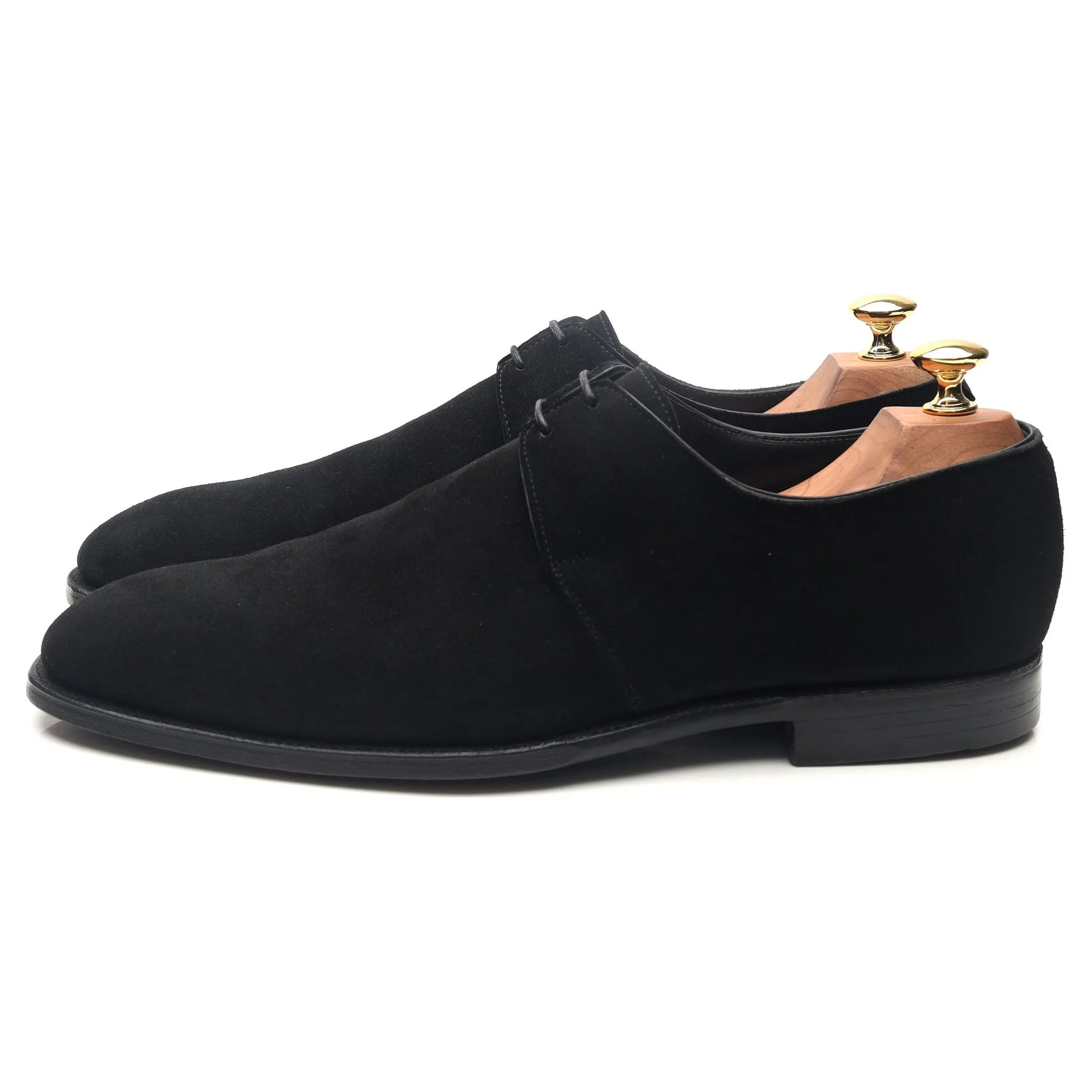 'Stanley' Black Suede Derby UK 9.5 E