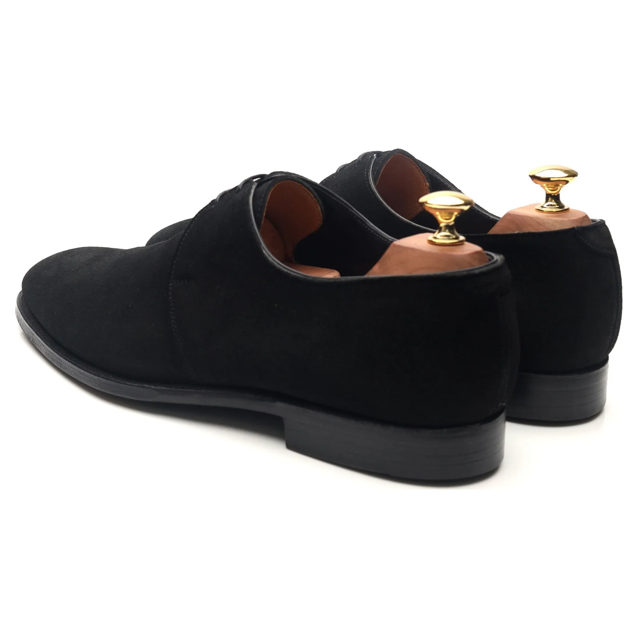 'Stanley' Black Suede Derby UK 9.5 E