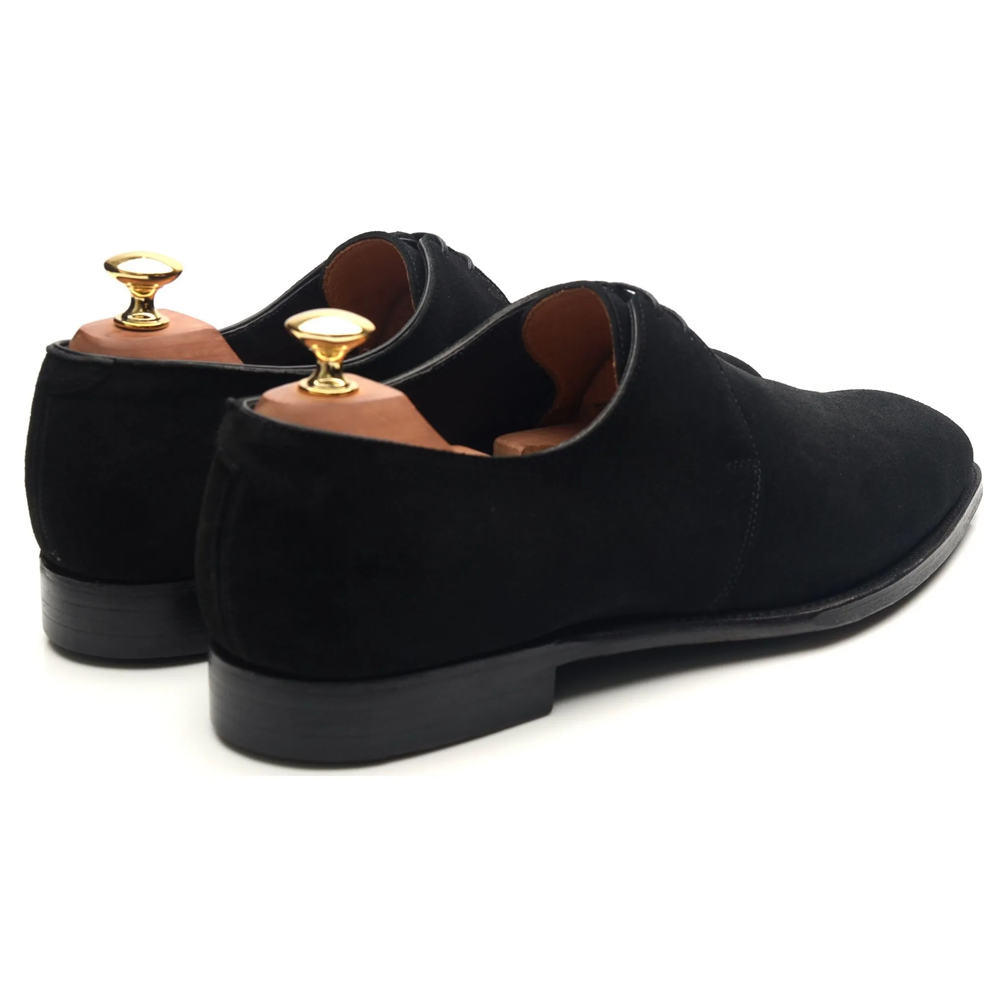 'Stanley' Black Suede Derby UK 9.5 E