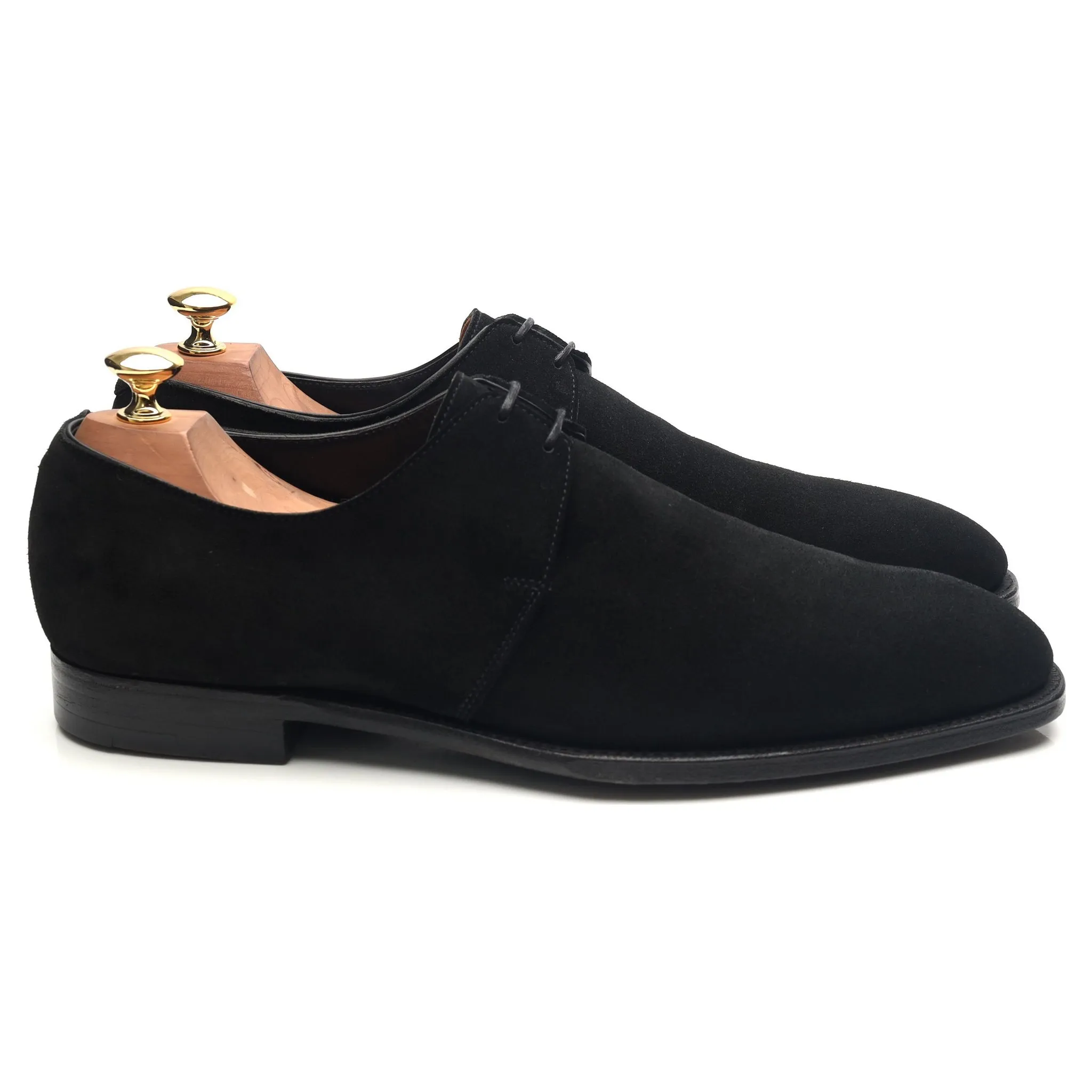 'Stanley' Black Suede Derby UK 9.5 E