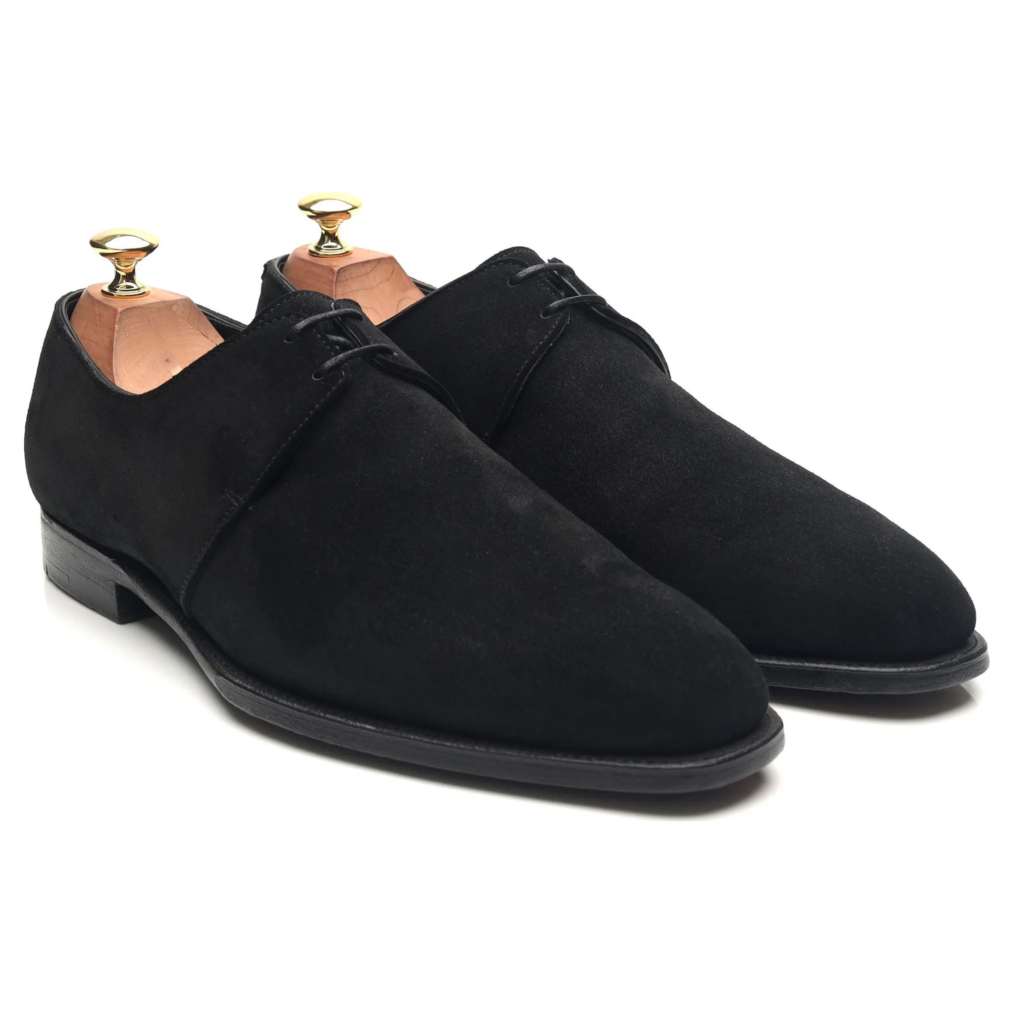 'Stanley' Black Suede Derby UK 9.5 E