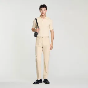 Straight-leg chinos