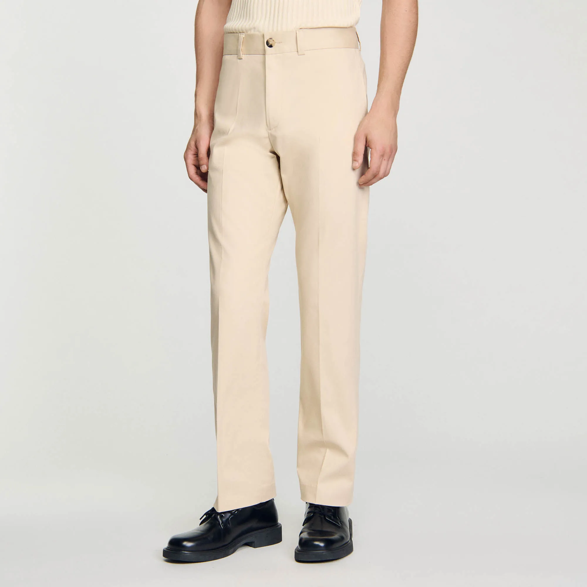 Straight-leg chinos