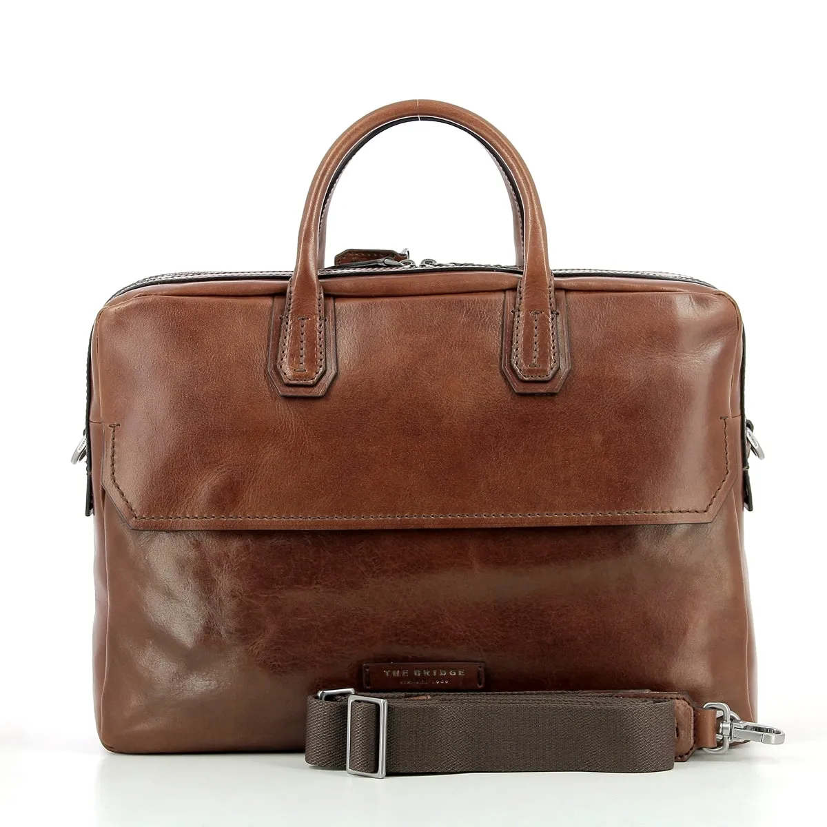 The Bridge - Briefcase Williamsburg L - 06142701 - MARRONE/14/RUTENIO/PALLADIO