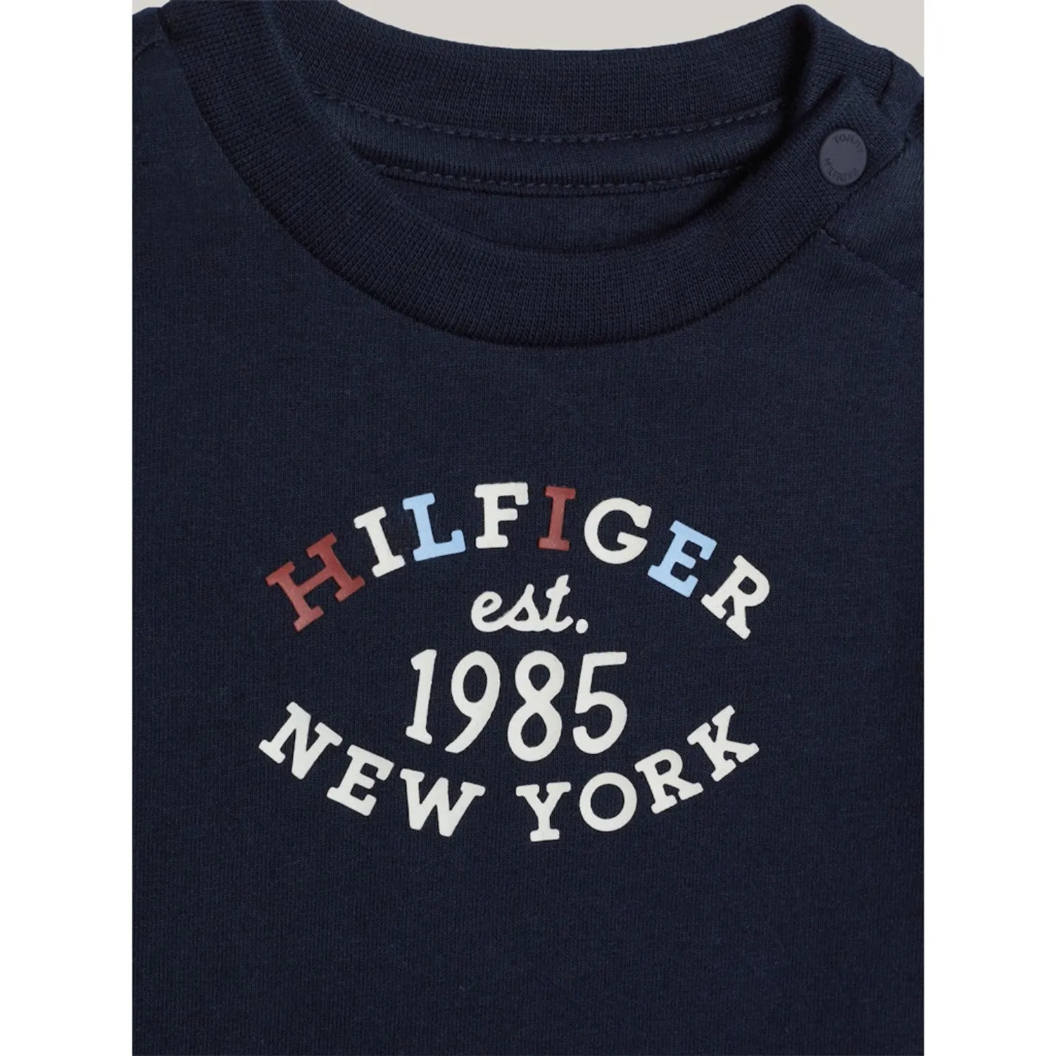 Tommy Hilfiger Desert Sky Monotype Oval Regular Tee Ls