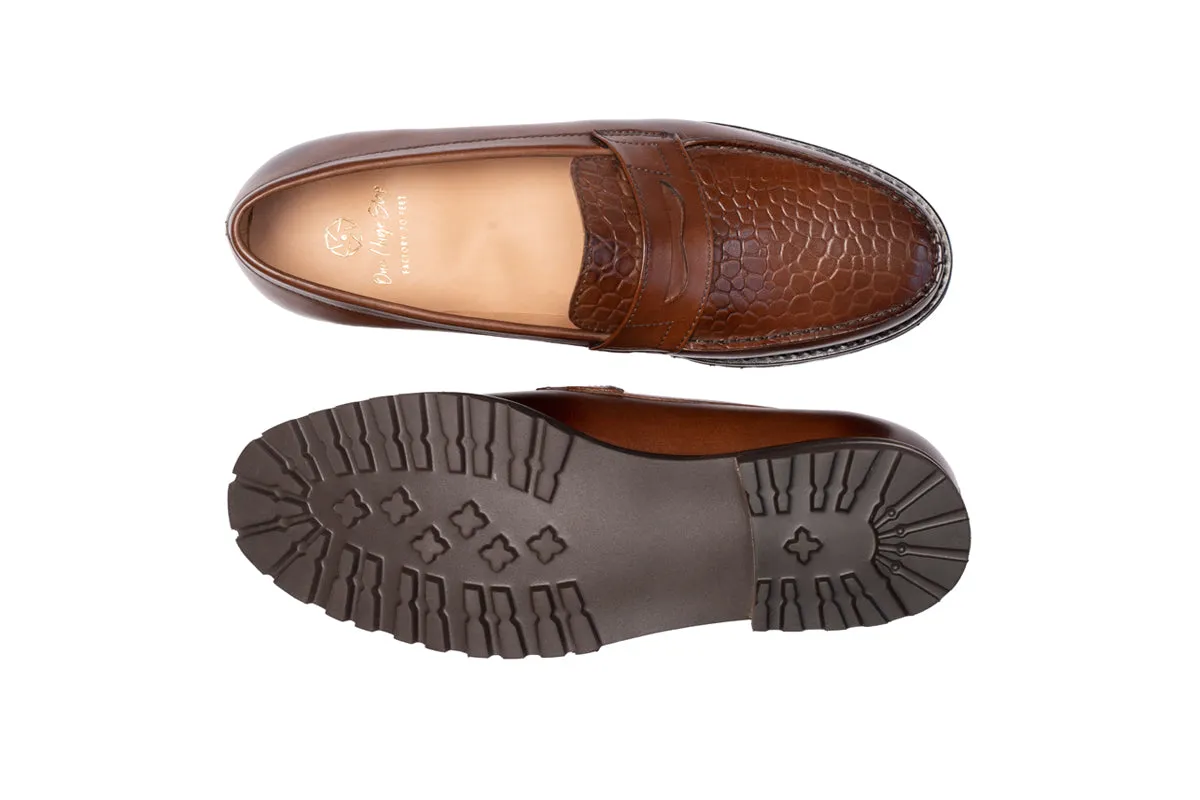 Twin Textured Penny Loafer