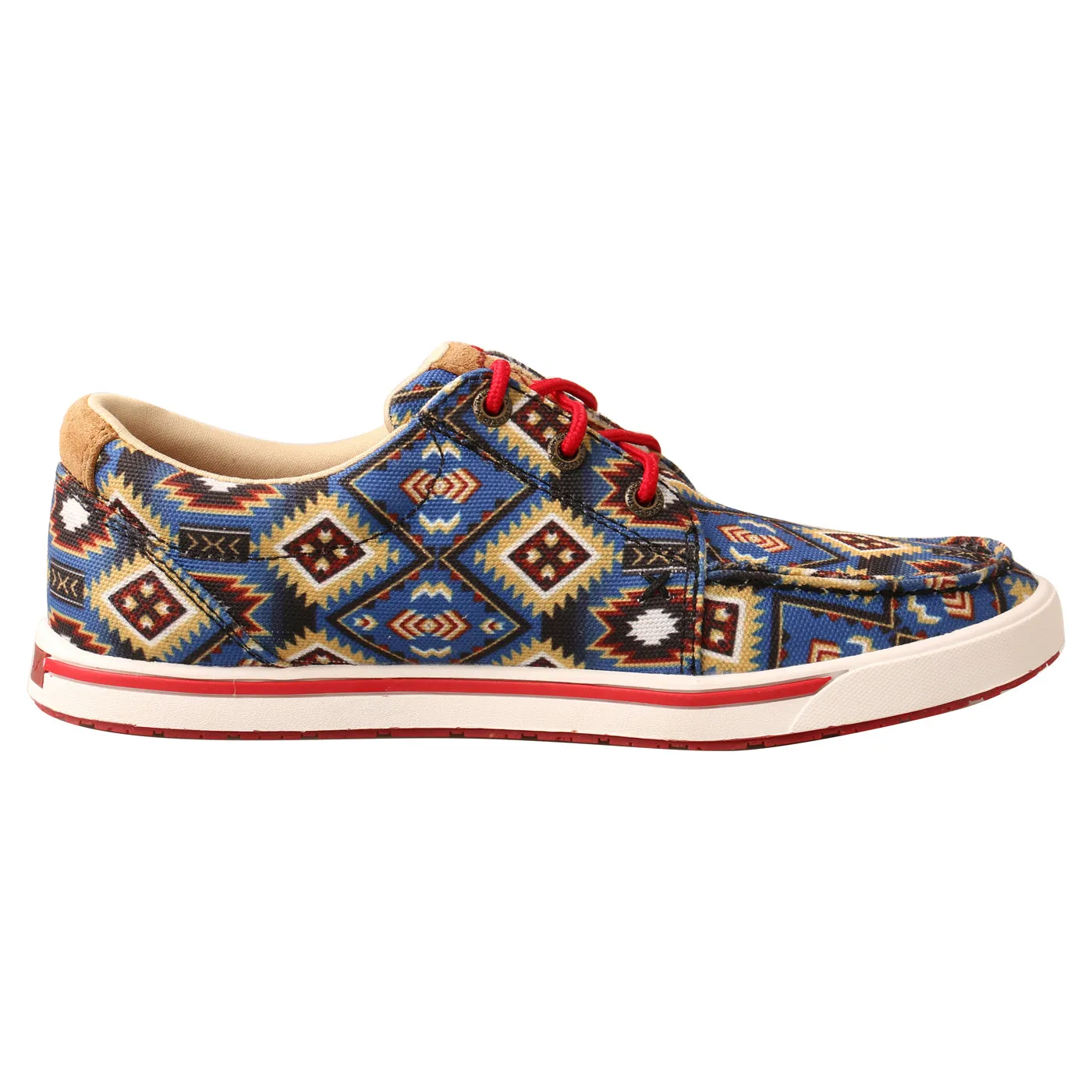 Twisted X Women's Kicks-Blue Multi Aztec