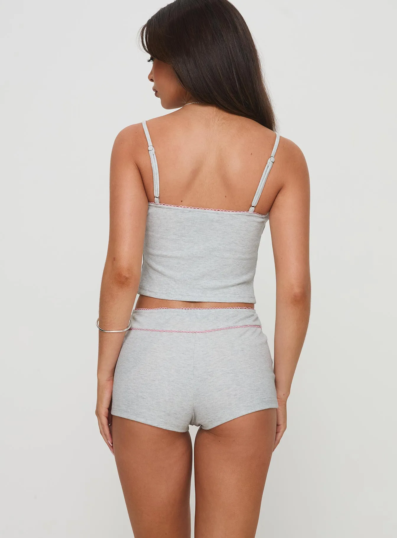 Unfolding Rib Sleep Set Grey Marle