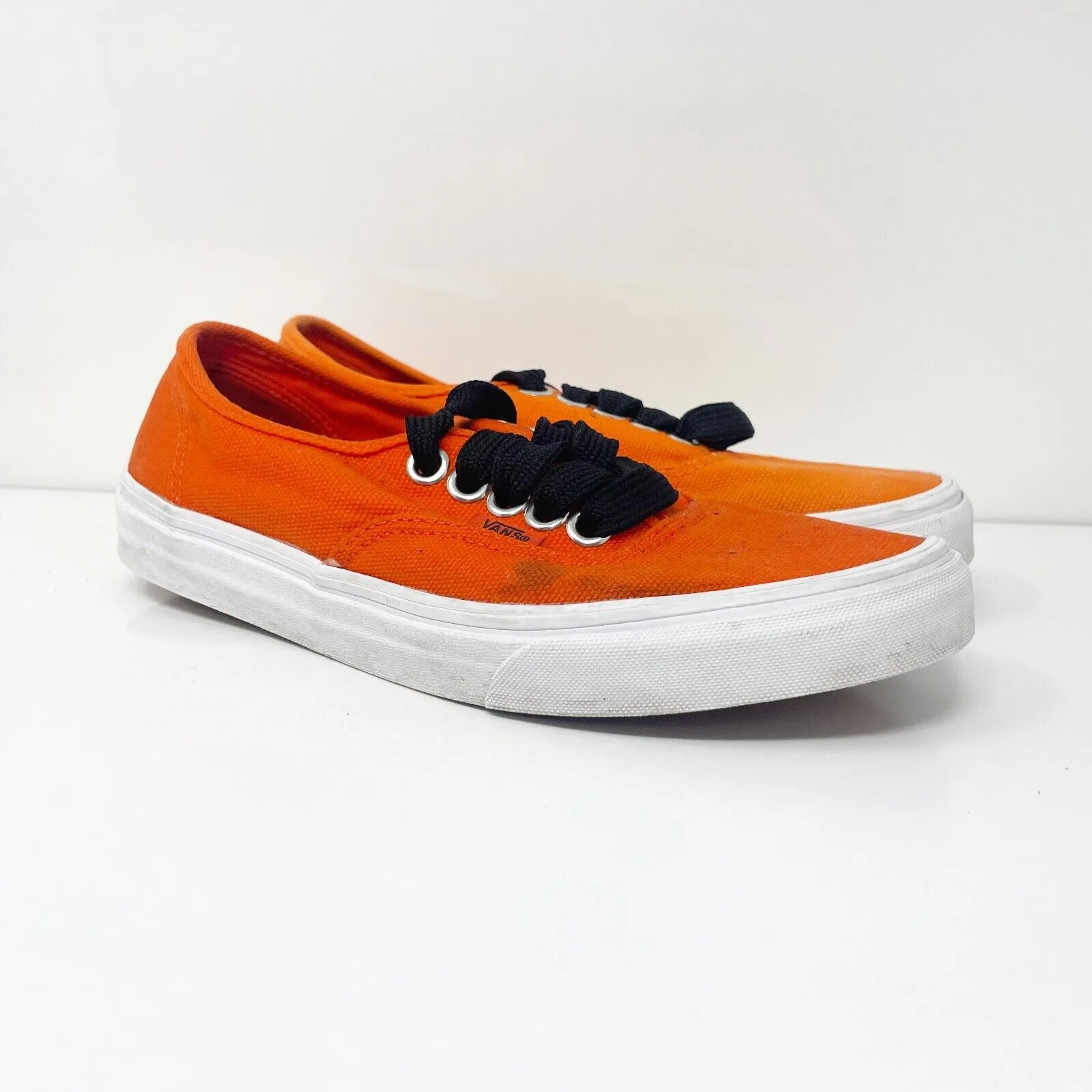 Vans Unisex Off The Wall 721278 Orange Casual Shoes Sneakers Size M 8.5 W 10