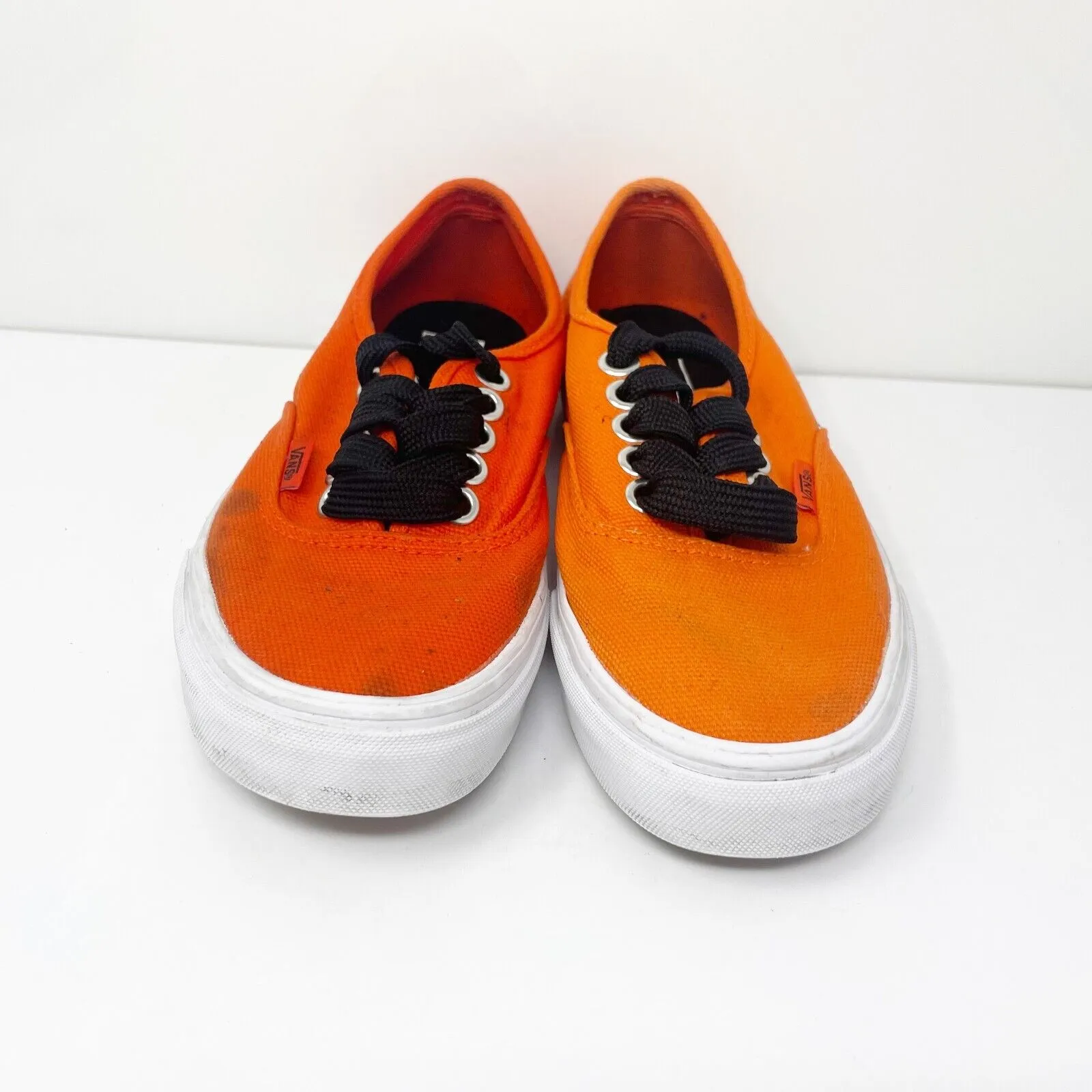 Vans Unisex Off The Wall 721278 Orange Casual Shoes Sneakers Size M 8.5 W 10