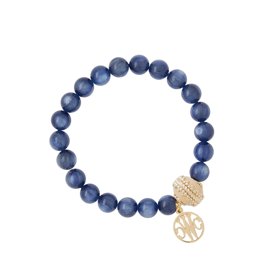 Victoire Kyanite Stretch Bracelet 8mm