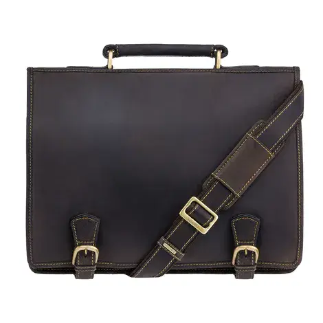 Visconti Oiled Leather Briefcase