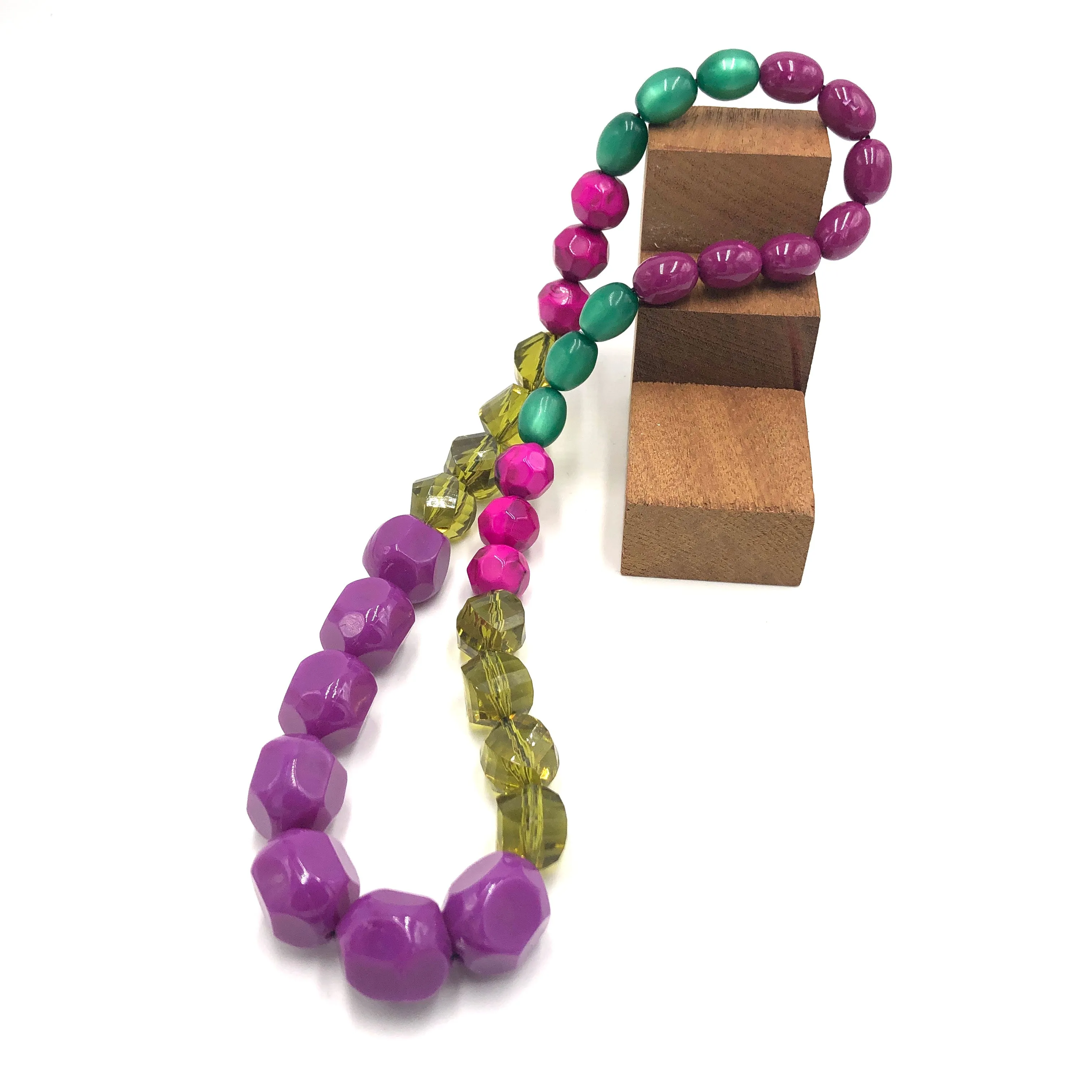 Viva & Violet Stretch Bauble Necklace - Midi