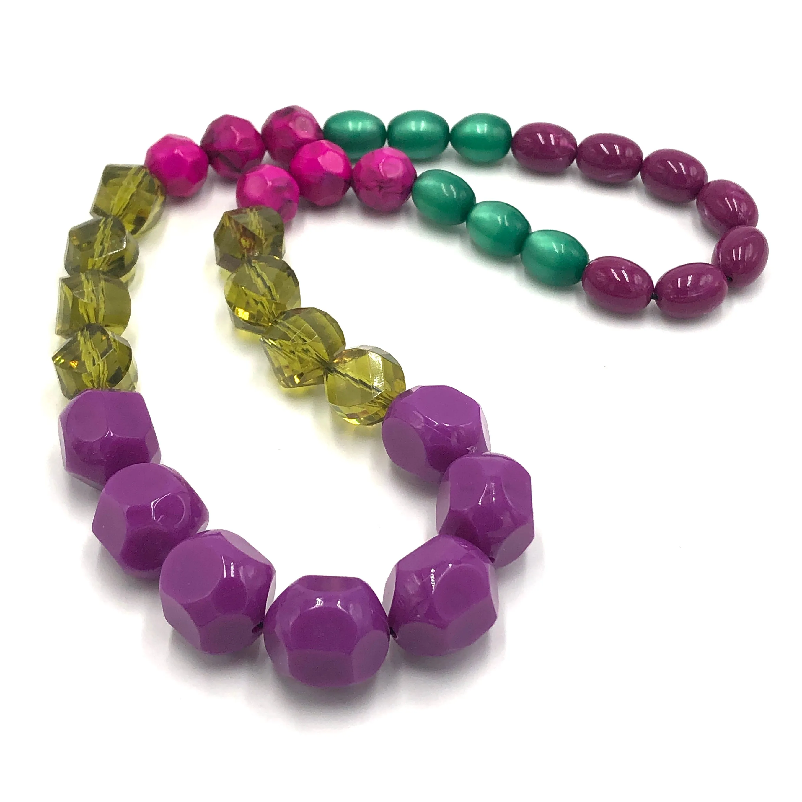 Viva & Violet Stretch Bauble Necklace - Midi