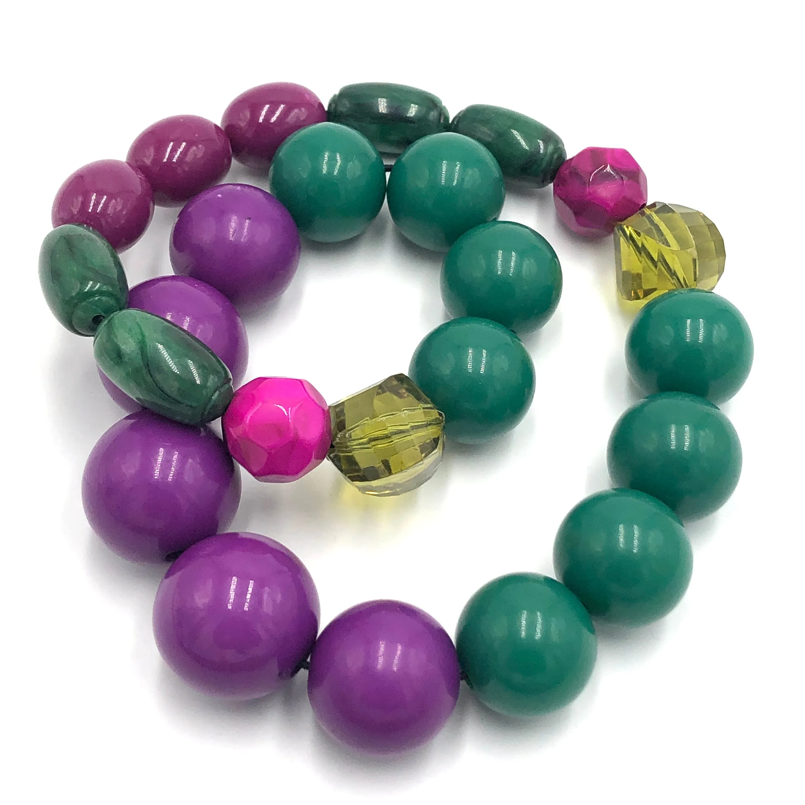 Viva & Violet Stretch Bauble Necklace - Shortie