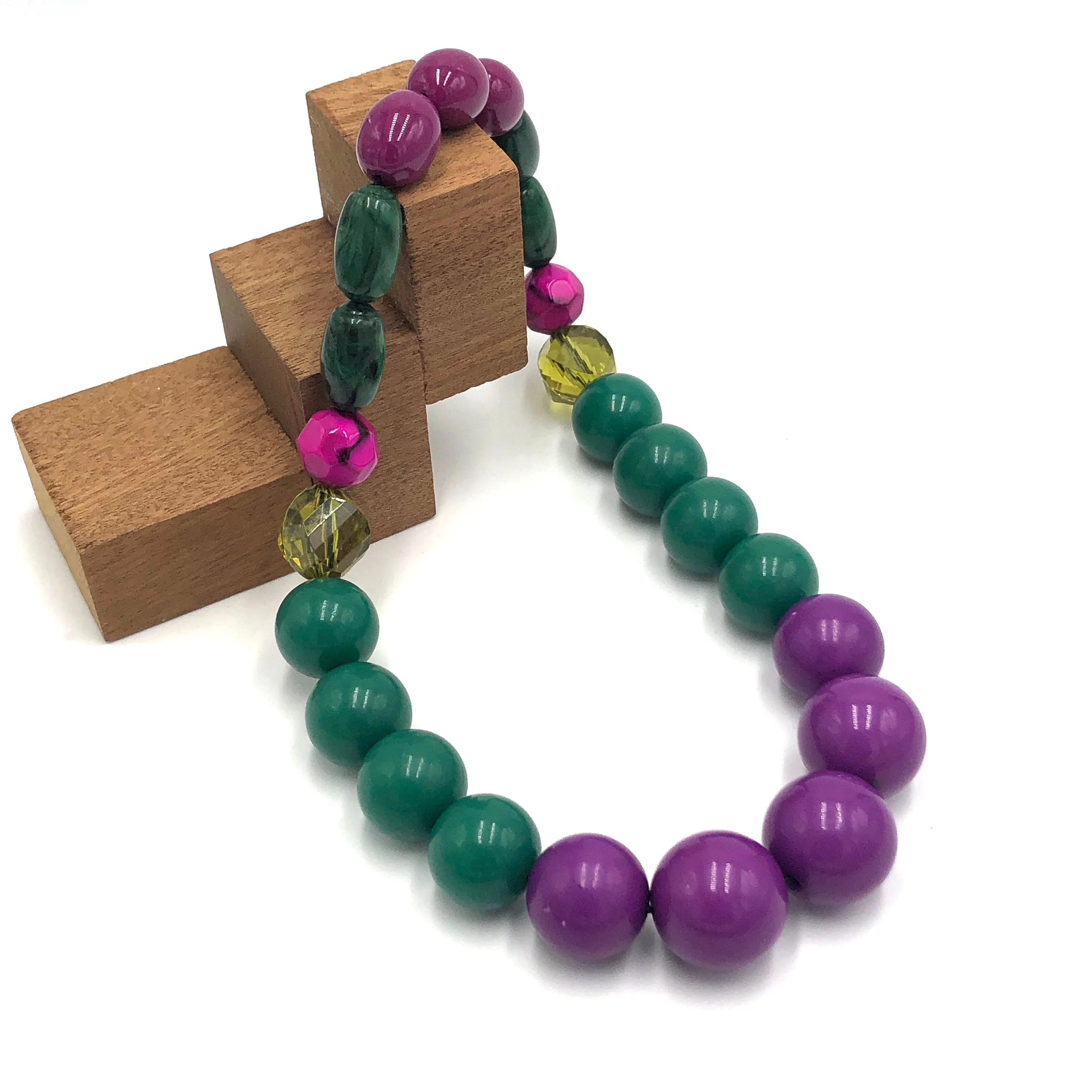 Viva & Violet Stretch Bauble Necklace - Shortie