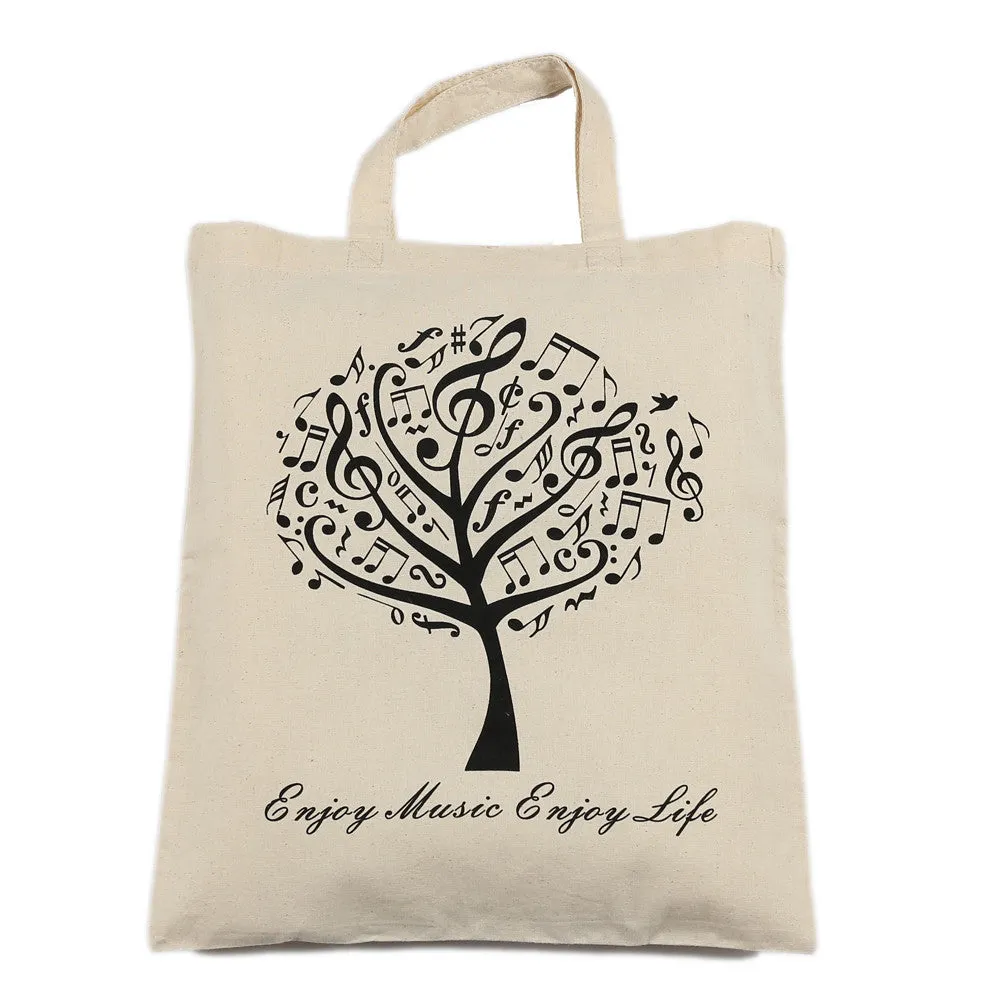 Women Shoulder Bags Cotton Pure Tote Hbag Environmental Protection Shopping Bag Messenger Bags