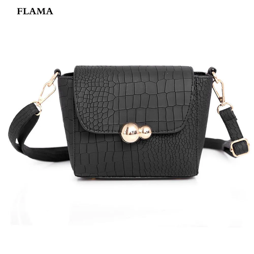 Women Vintage Crocodile Leather hbags Metal Lock Small crossbody Shoulder Bag Women's Messenger Bags