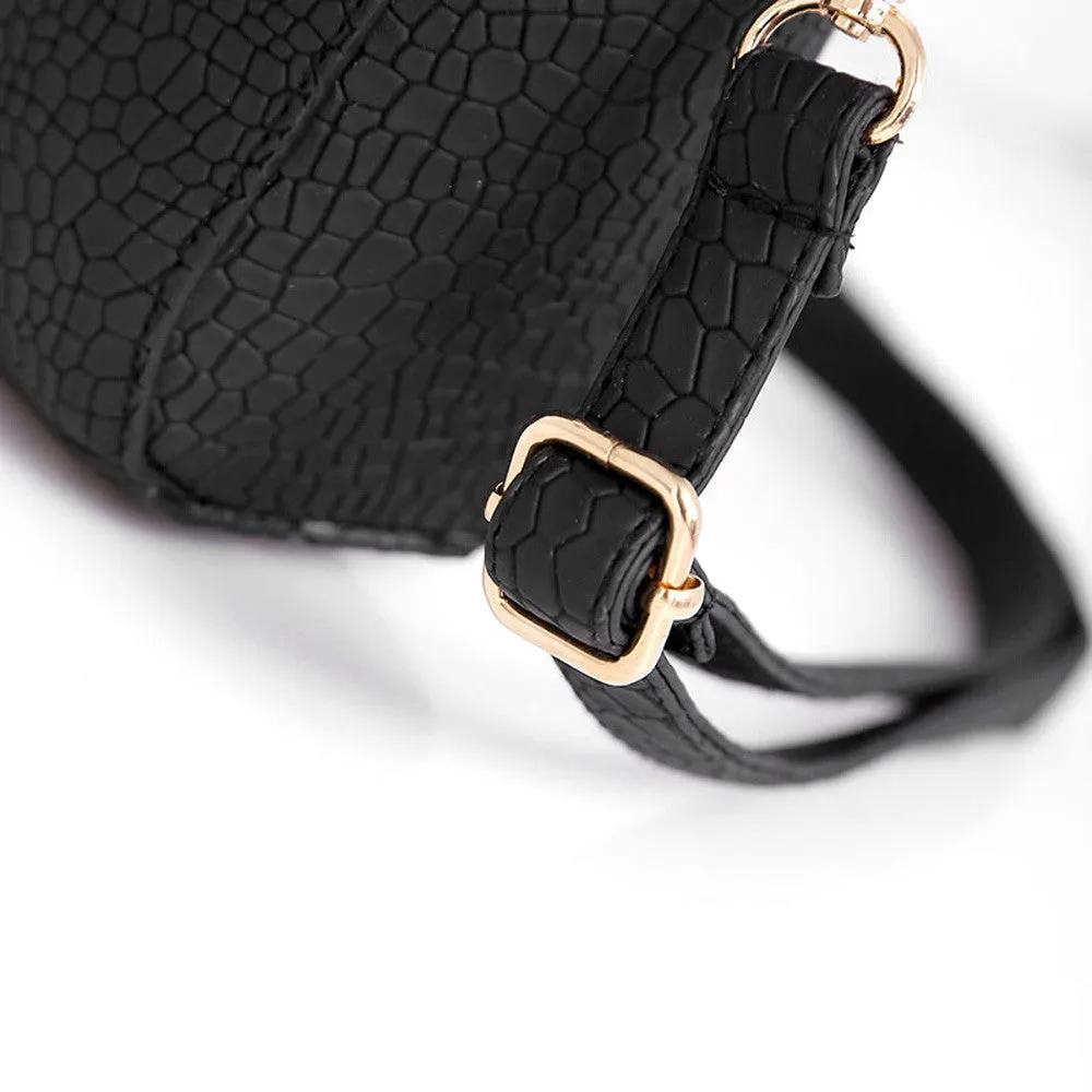 Women Vintage Crocodile Leather hbags Metal Lock Small crossbody Shoulder Bag Women's Messenger Bags