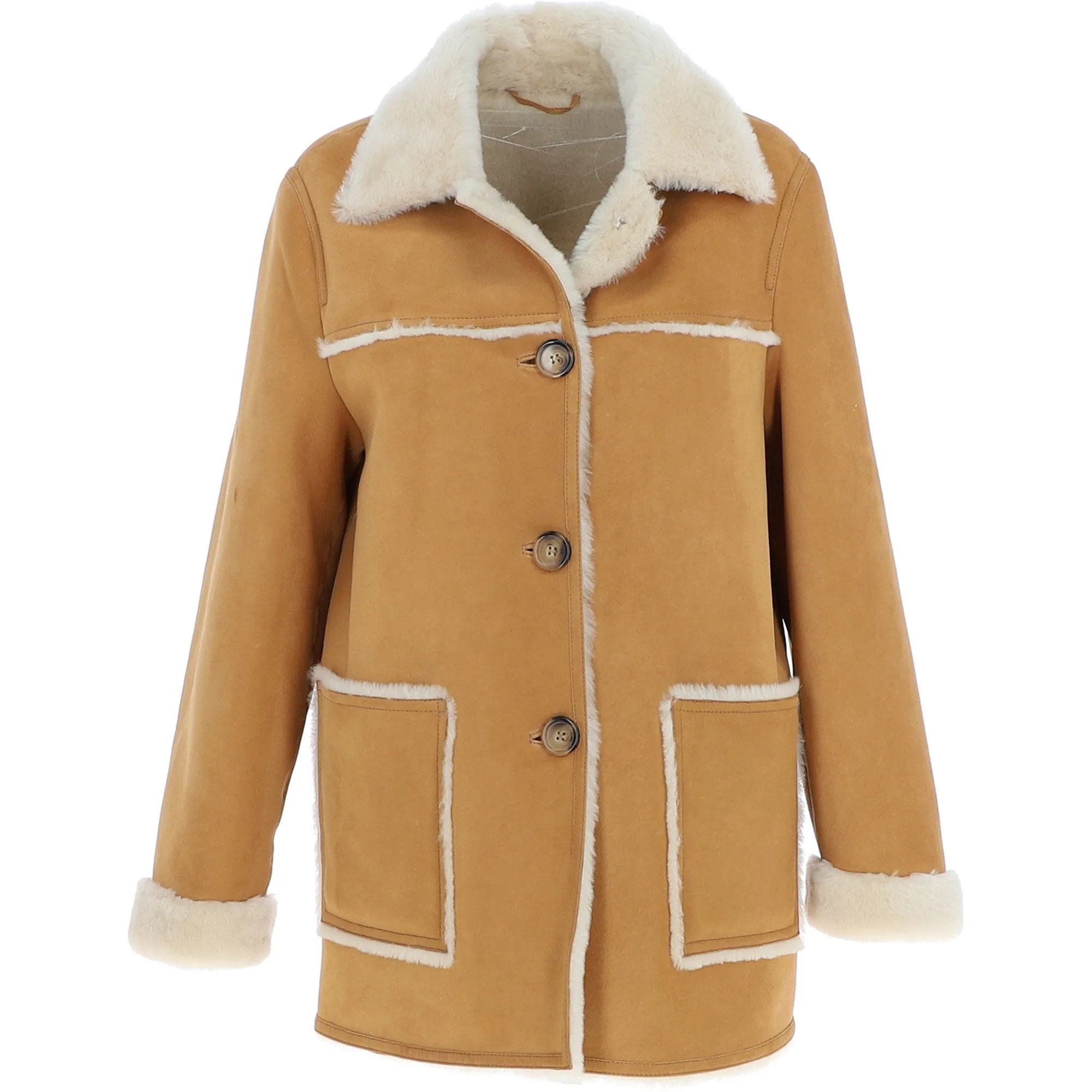 Women's Sheepskin box Cognac: 5927