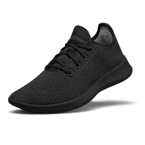 Women's Tree Runners - Jet Black (Black Sole)