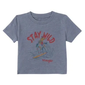 Wrangler Toddler Heather Stay Wild Tee