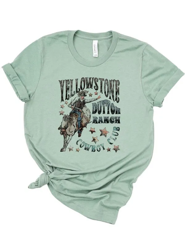 Yellowstone Cowboy Club Graphic Tee