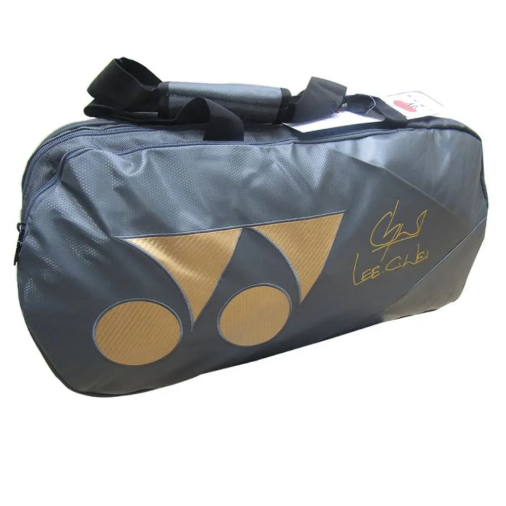 YONEX SSS-3D-Q014-2231W-S Tournament Badminton Kit Bag (Plum Kitten/Gold)